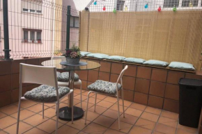 Piso céntrico con terraza.